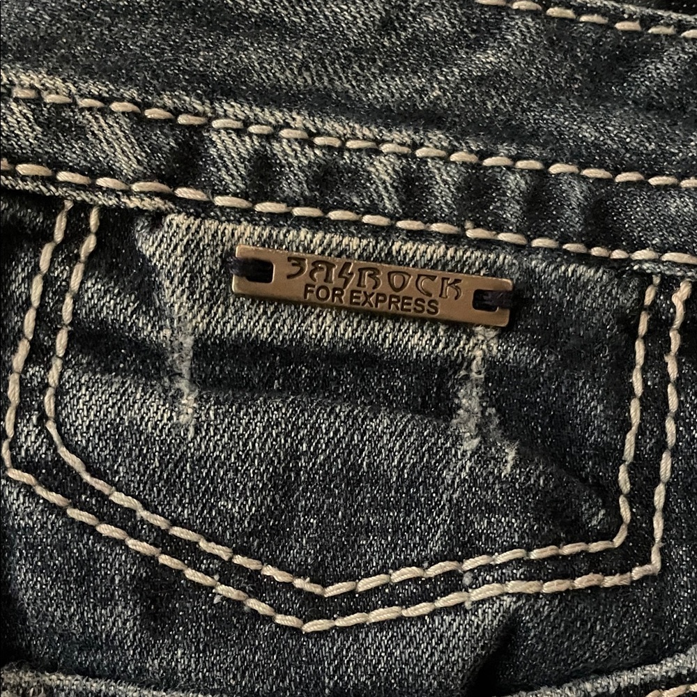 Express Dark Blue Denim Jeans